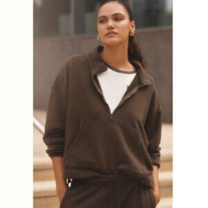 Brand New Velvet by Graham & Spencer Ali Autumn Half Zip Pullover